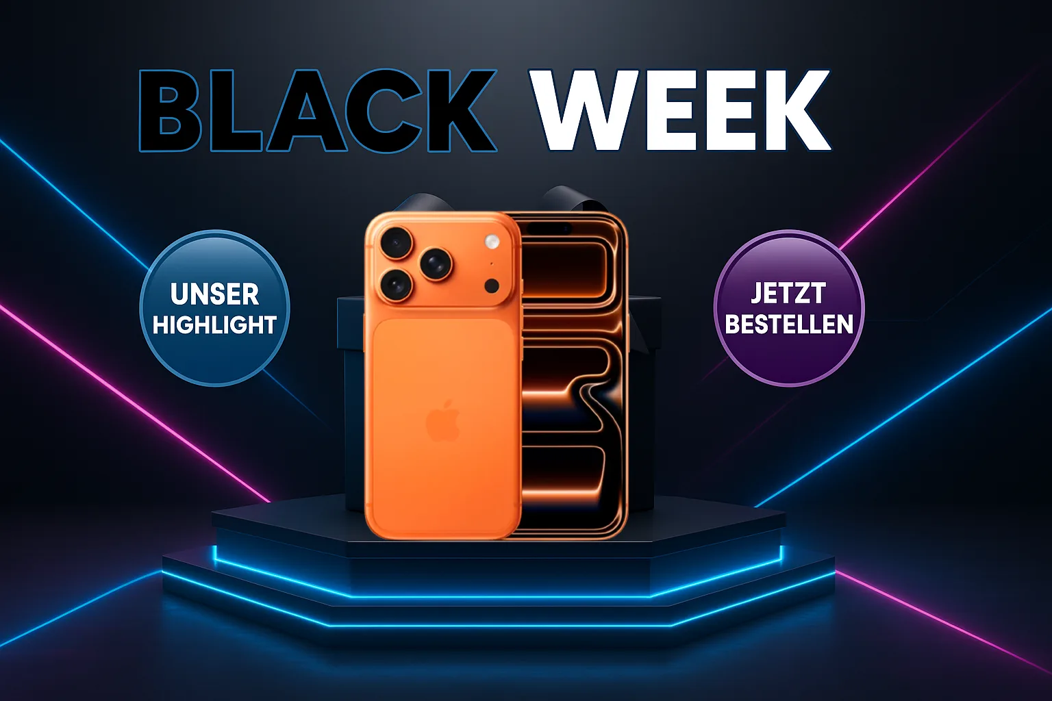 Apple.iPhone 17 Pro Orange Gomibo Bundle Blackweek