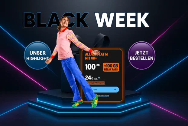 congstar 200 Gb Datenvolumen Blackweek Bundle