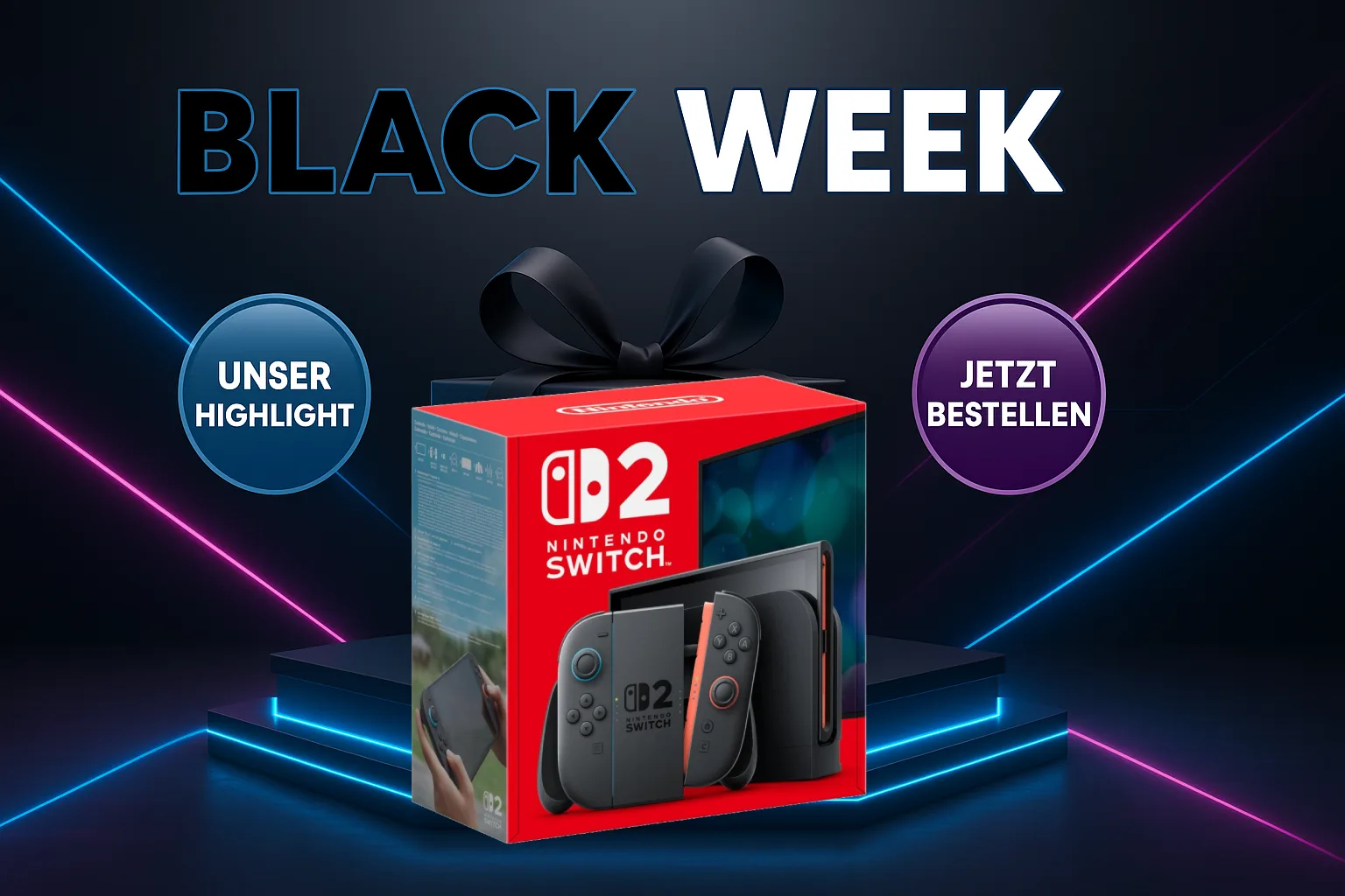 Nintendo Switch 2 Mario Kart Black Week Bundle MediaMarkt