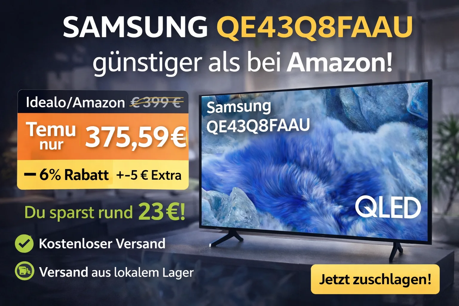 Samsung Qled Tv Bei Temu Mit Rabatt