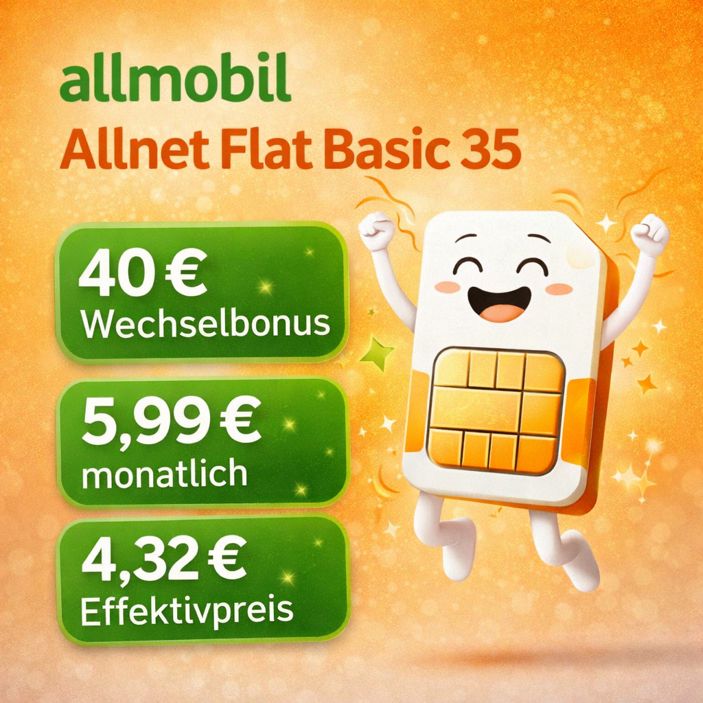 LogiTel Allmobil Allnet Flat Aktion Wechselbonus