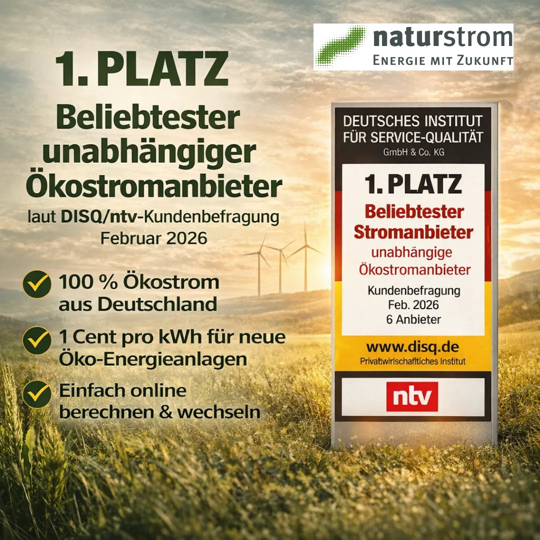 Naturstrom Testsieger