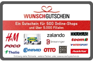 Wunschgutschein - 5 Euro
