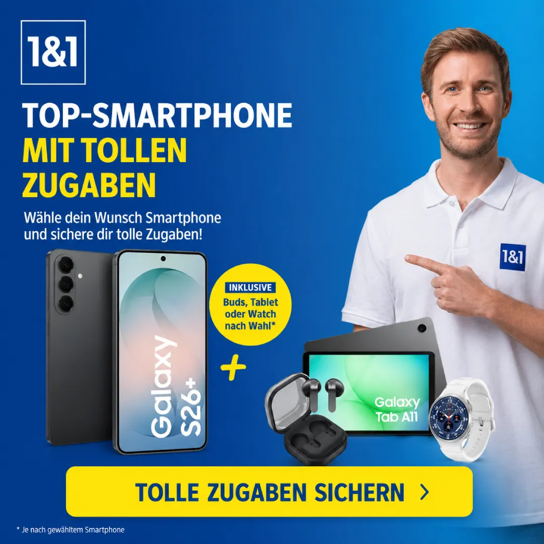 1 Und 1 Samsung Galaxy S 26 Serie Bundle Inkl Zugaben