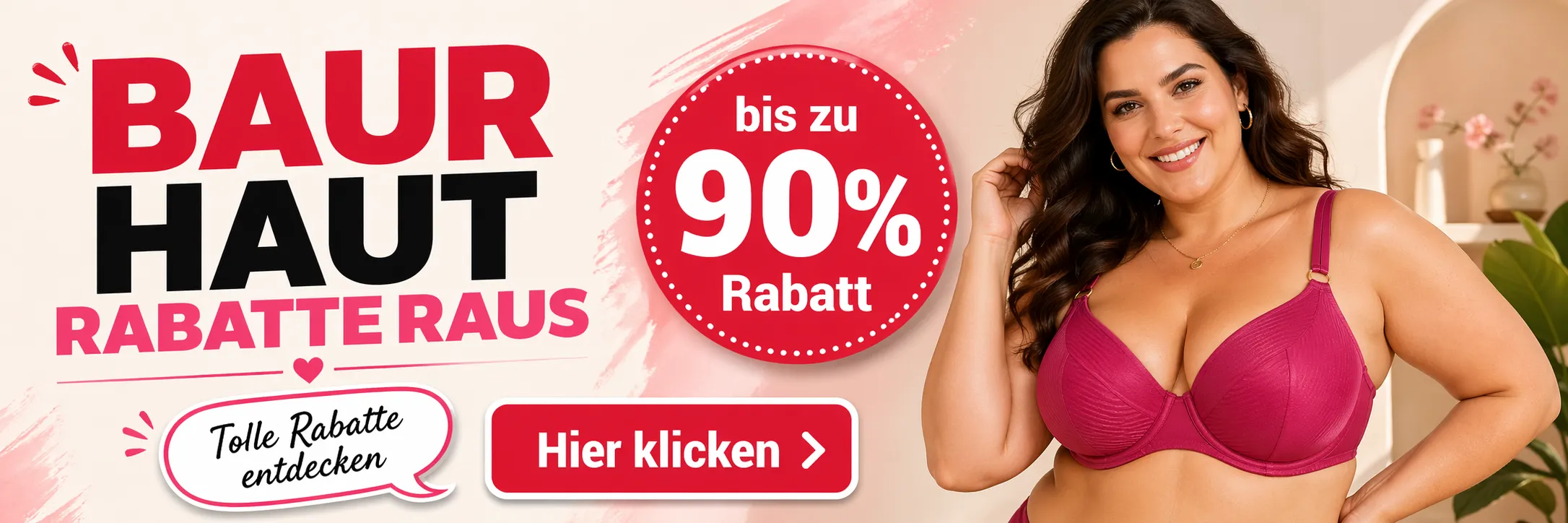 BAUR Damenwäsche Sale Banner Desktop 970x250
