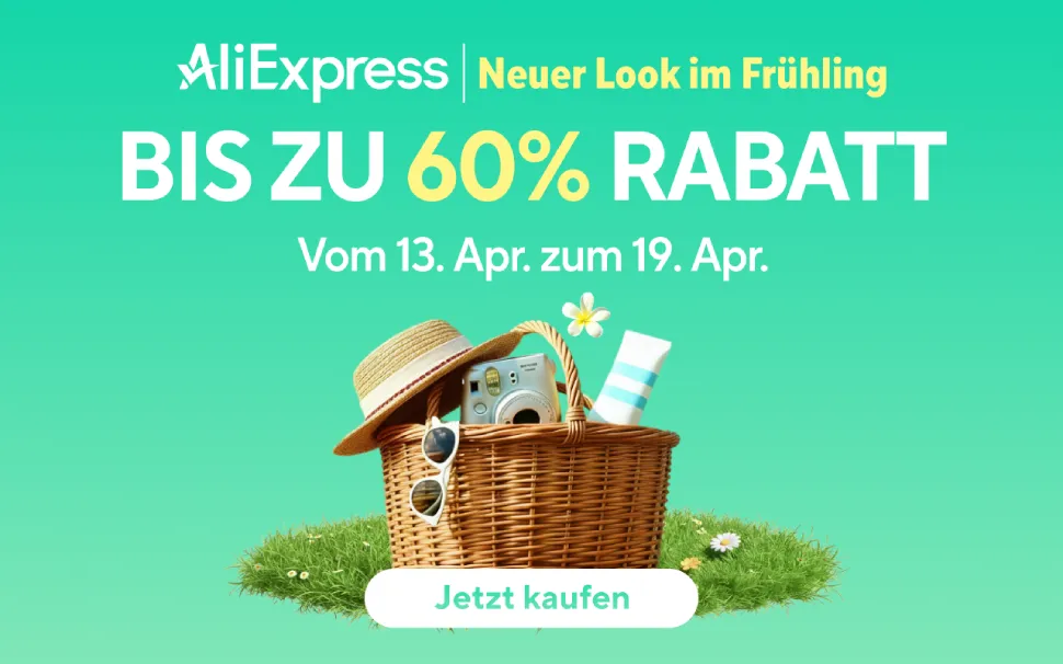 AliExpress Spring Aktion Banner Desktop 970x250