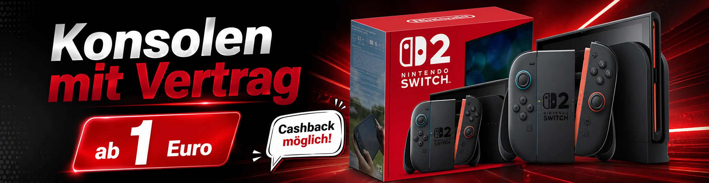 Nintendo Switch 2 mit Vertrag Bundle Vergleich 970x250