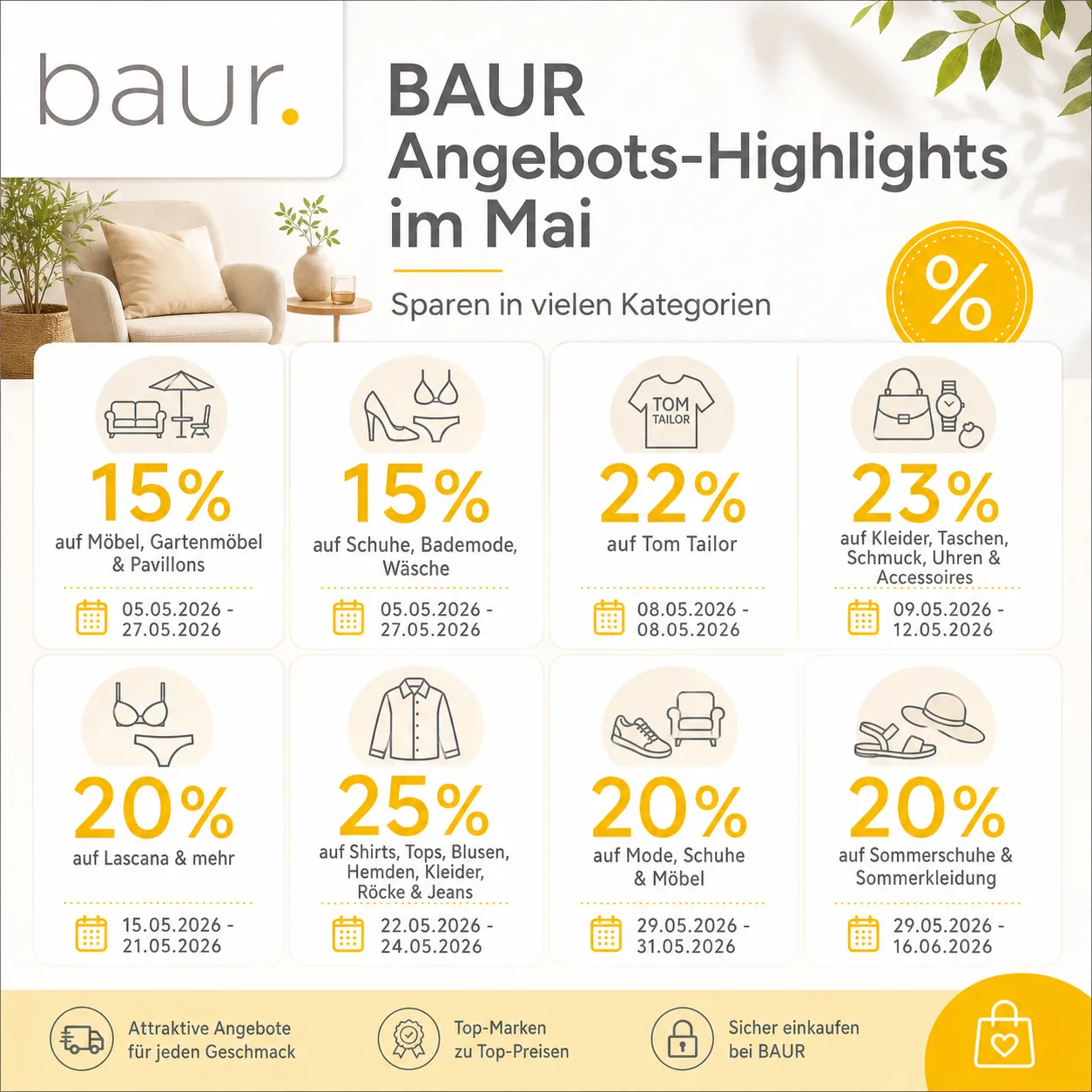 Baur Mai Aktionen Jetzt Klicken Und Shoppen