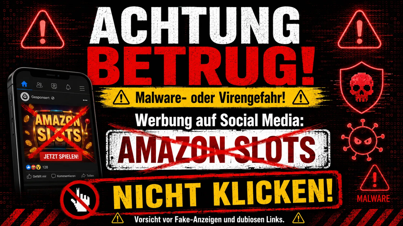 Amazon Slots Betrug Achtung Nicht Klicken