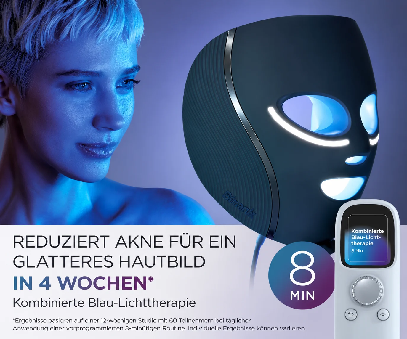 Shark CryoGlow LED-Maske mit Kühlung der Augenpartie Deal