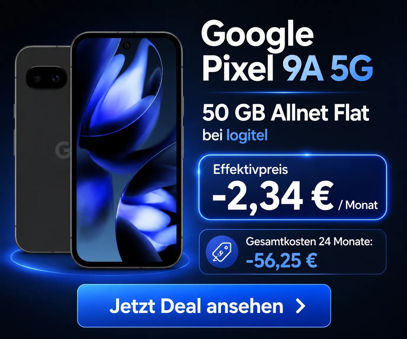 Die besten Handybundles unter 20 Euro Pixel 9A Deal Banner Mobile