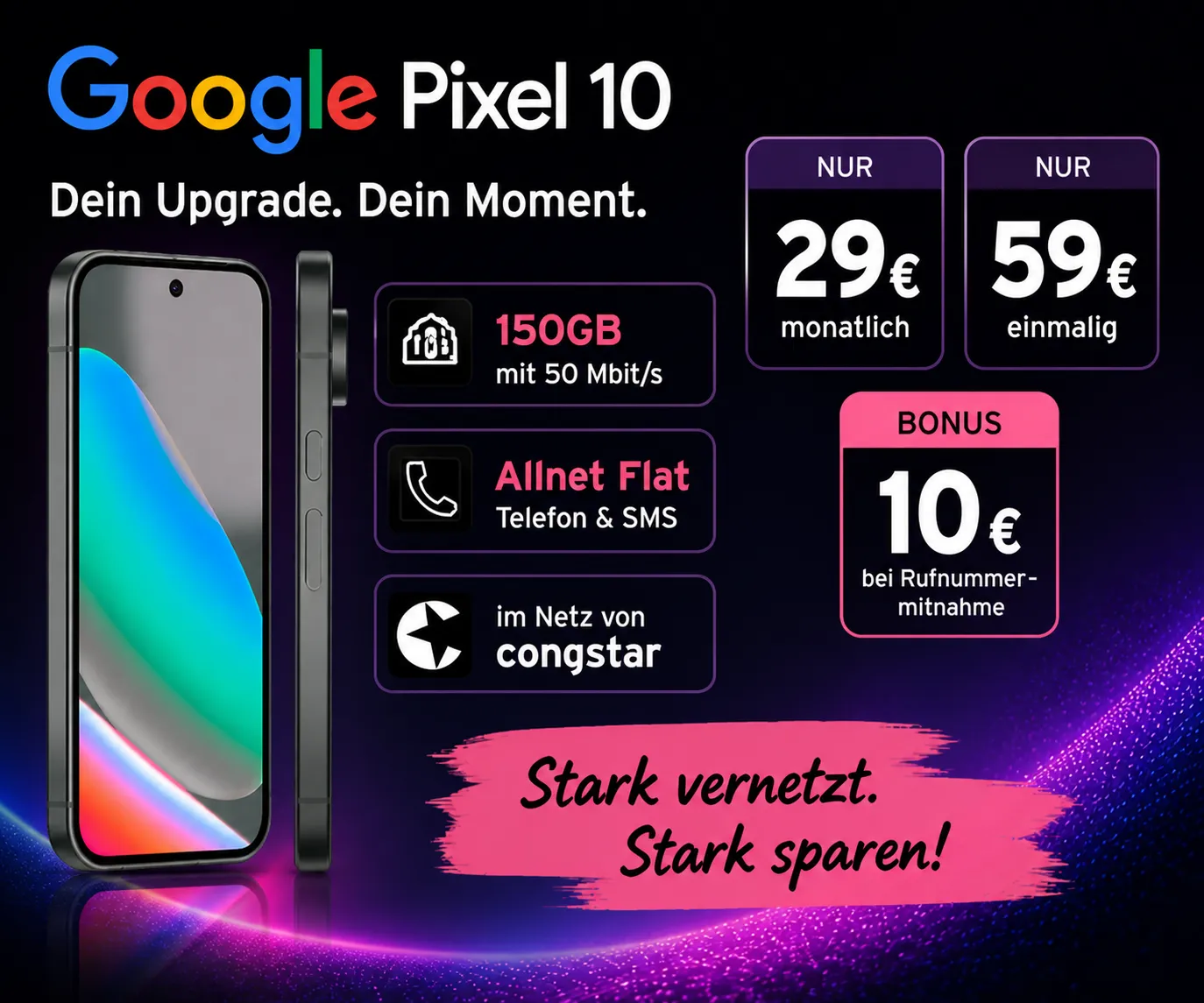 Google Pixel 10 congstar Deal Banner Mobile 300x250
