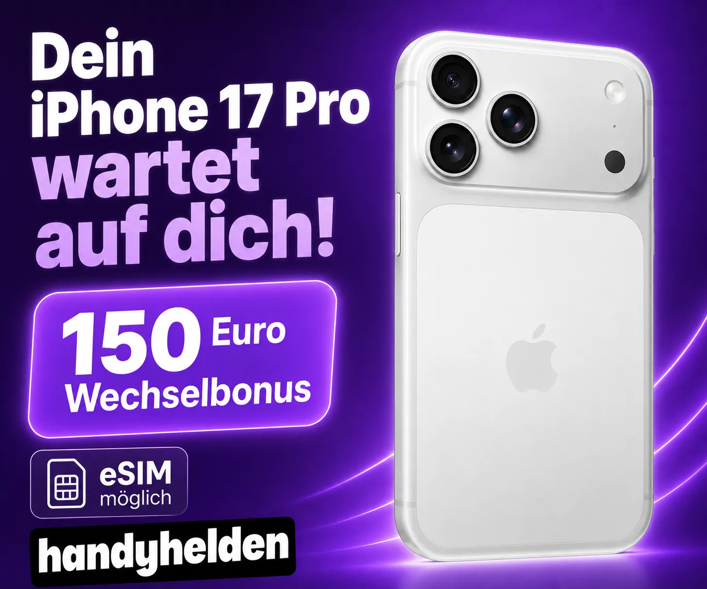 iPhone 17 Pro Handyhelden Deal Banner Mobile 300x250