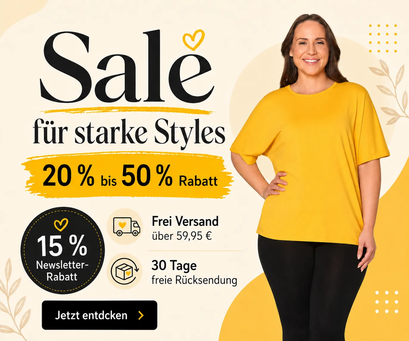 Like ANNA Sale Damenmode Banner Mobile 300x250