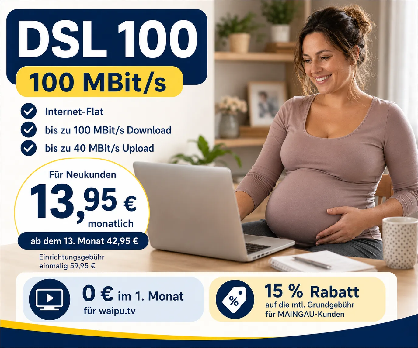 MAINGAU DSL 100 Deal für zuhause