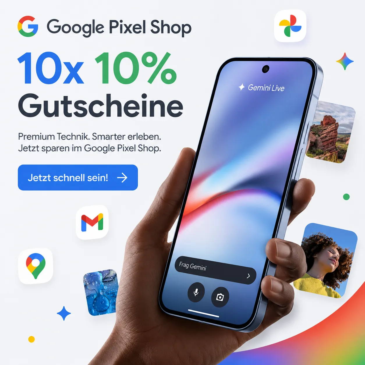 10 X 10 Prozent Gutscheine Fuer Den Google Pixel Shop