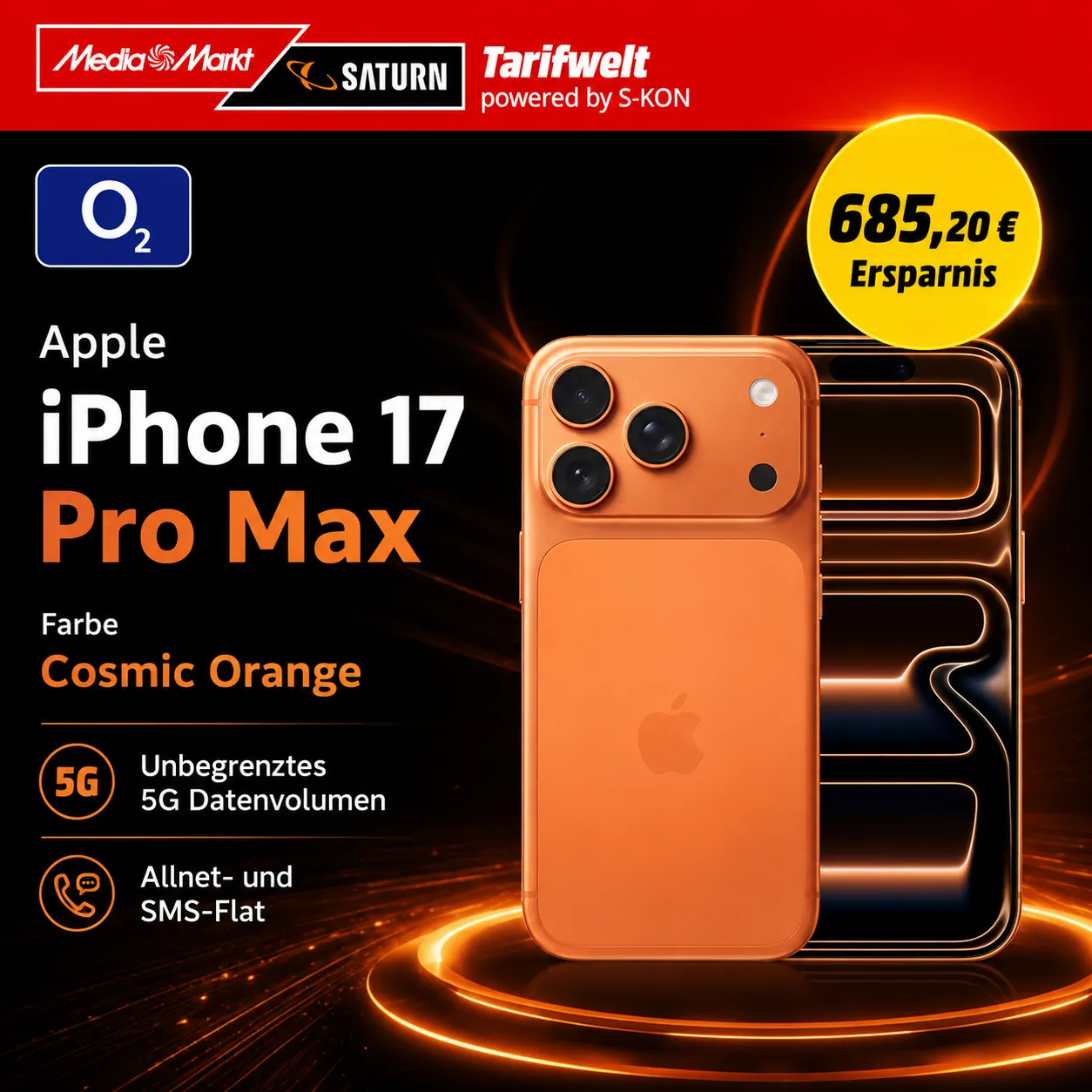 iPhone 17 Pro Max O 2 Media Markt Aktion