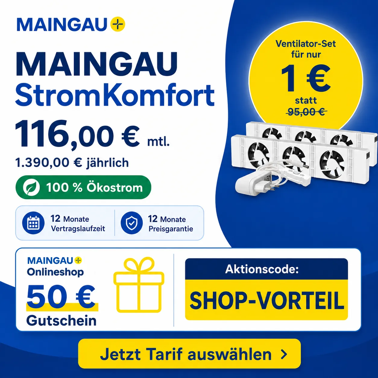 Maingau Gutscheincode Shop Vorteil 50 Euro Strom Und Gas Tarife
