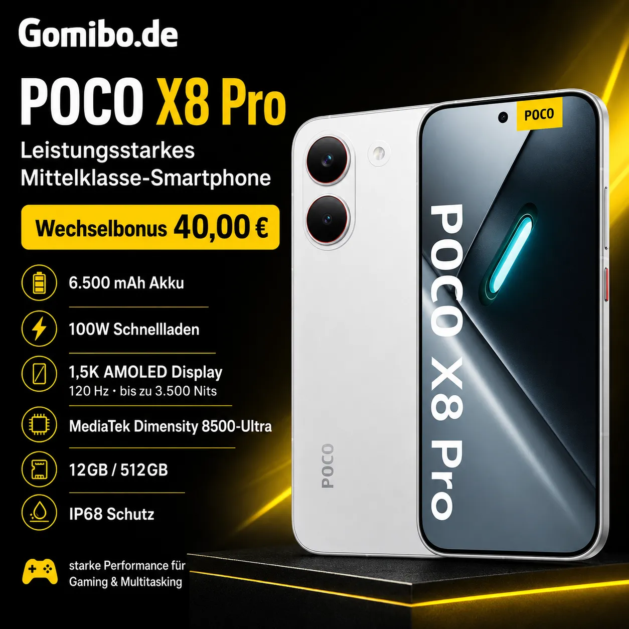 Pocox 8 Pro Gomibo Deal Mittelklasse Smartphone