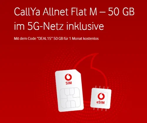 Vodafone CallYa 1 Monat Kostenlos