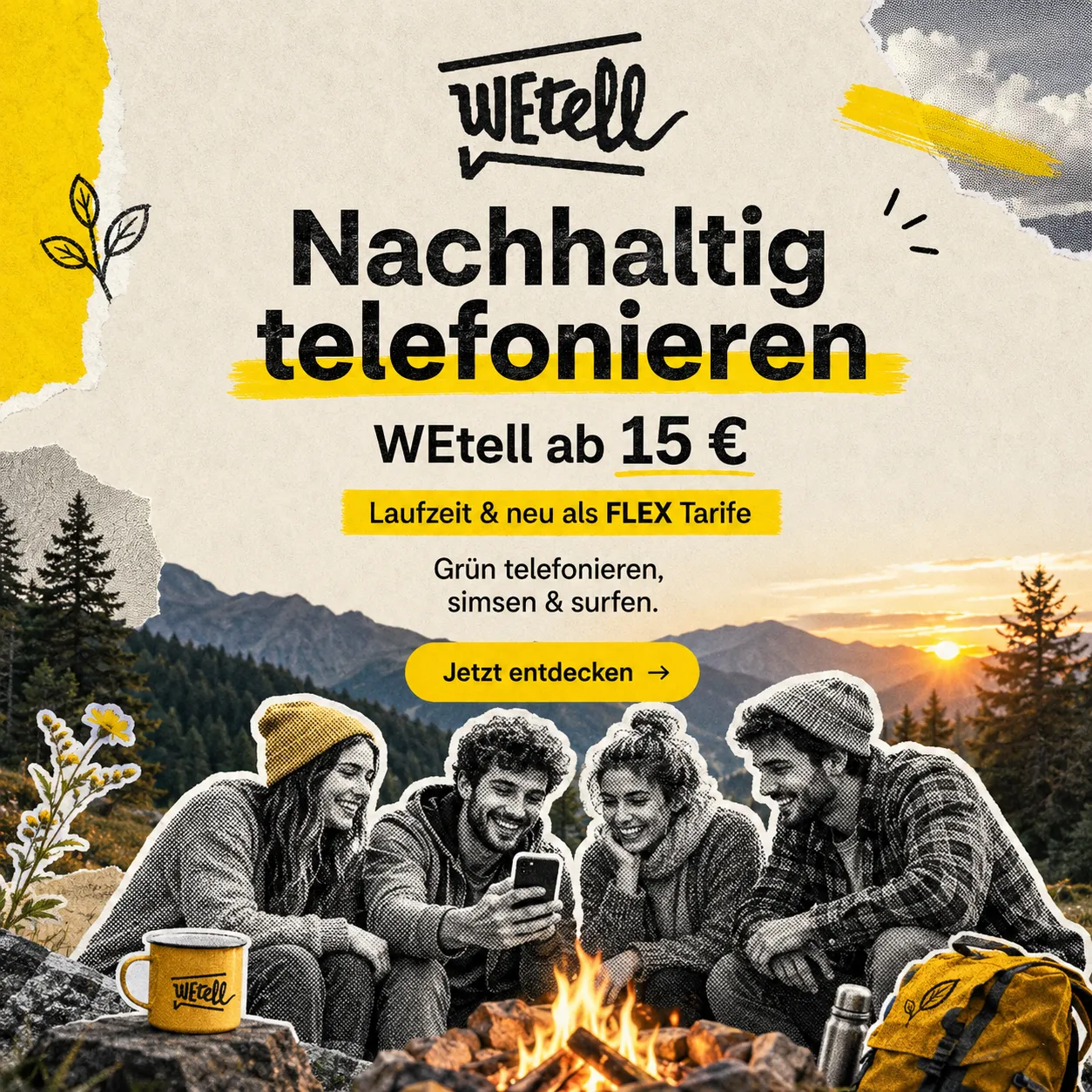 Wetell Nachhaltig Surfen Und Telefonieren