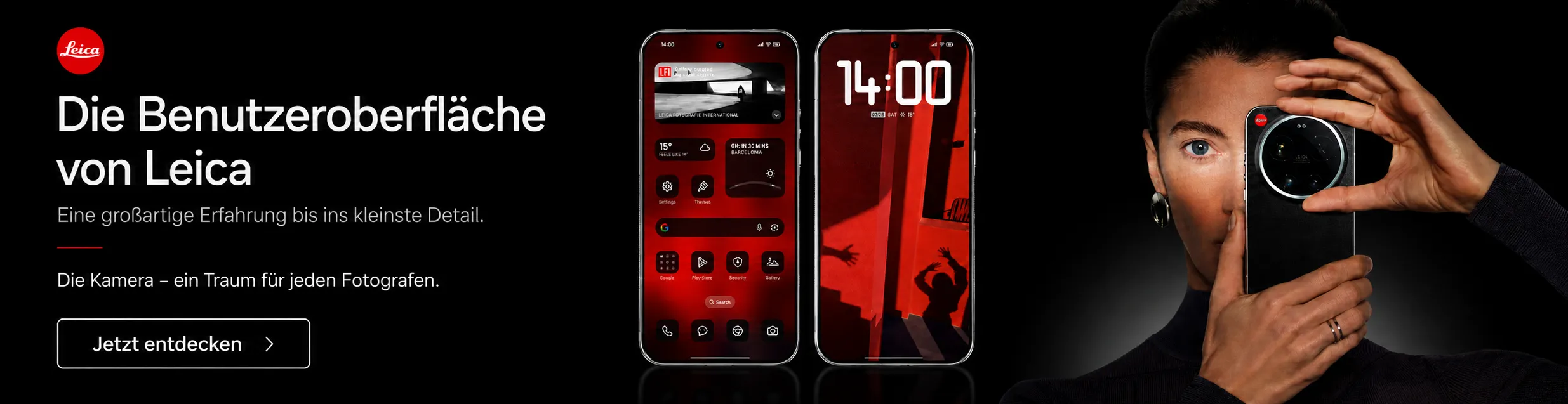 Leica Leitzphone powered by Xiaomi Kamera Smartphone Banner Desktop 970x250