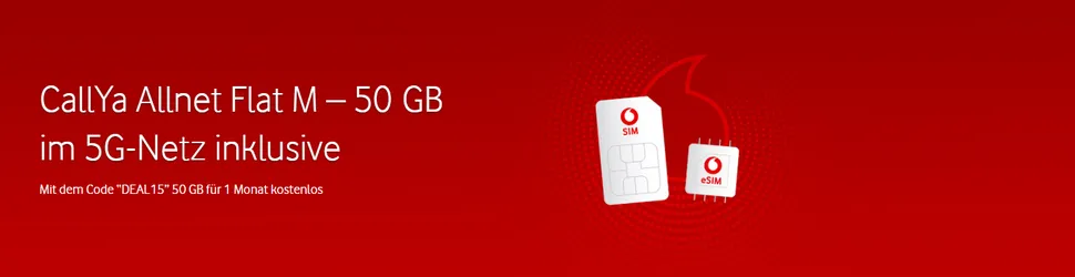 Vodafone CallYa 1 Monat kostenlos testen