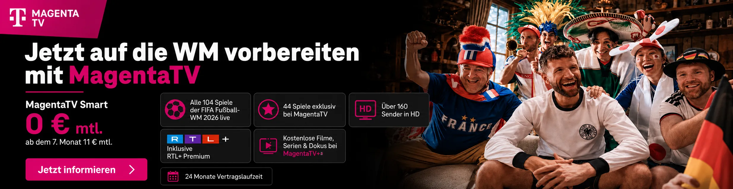 MagentaTV WM 2026 Deal Telekom Desktop Banner 970x250