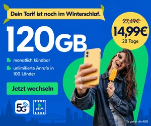 Lycamobile 120 GB 5G Prepaid Deal für 14,99 Euro
