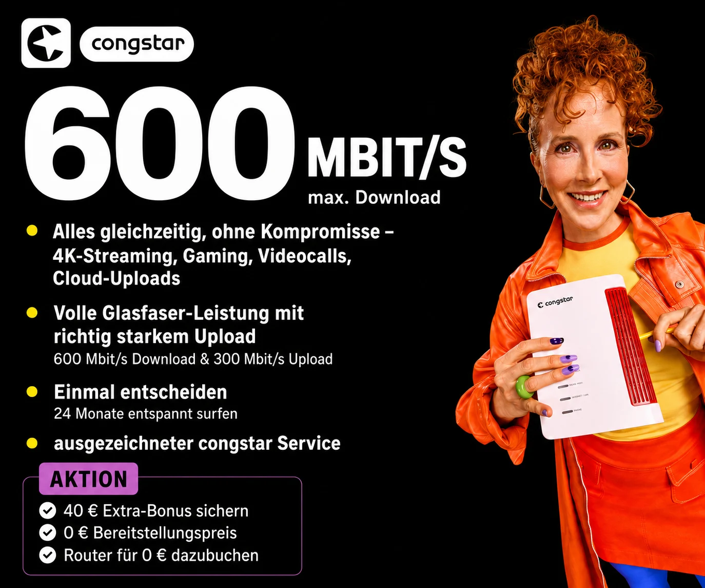 congstar Internet 600 Leitung Sparpreis Deal