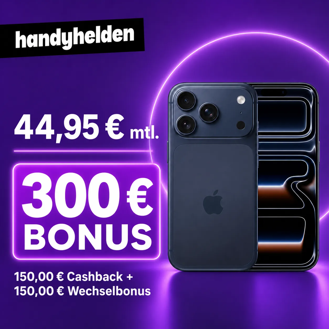 Apple iPhone 17 Pro 256 Gb Tiefblau Handyhelden Deal