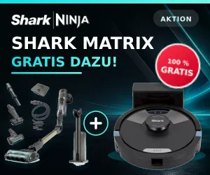 Shark PowerDetect mit gratis Shark Matrix Plus im kompakten Dealbanner