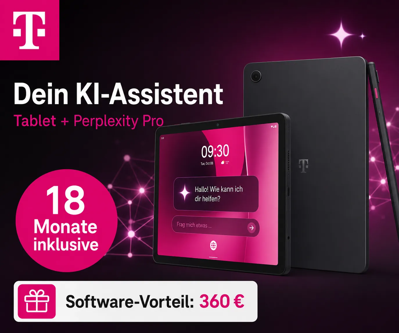 Telekom T Tablet 2 Deal mit Perplexity Pro