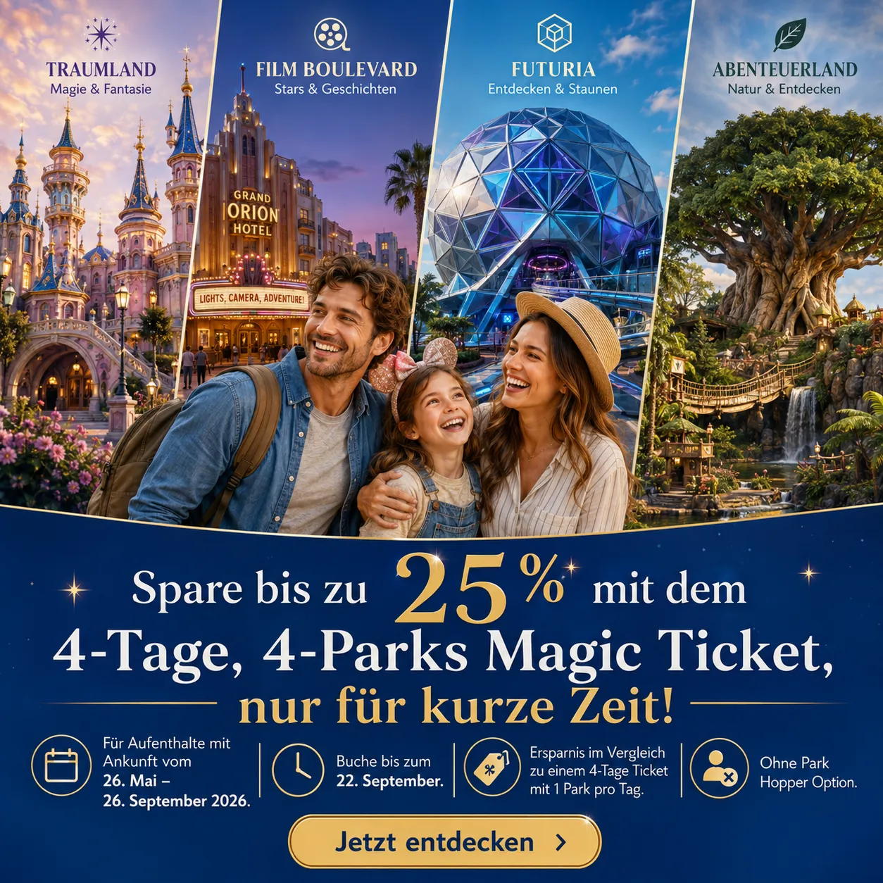 Disney Tickets Sparpaket 2026