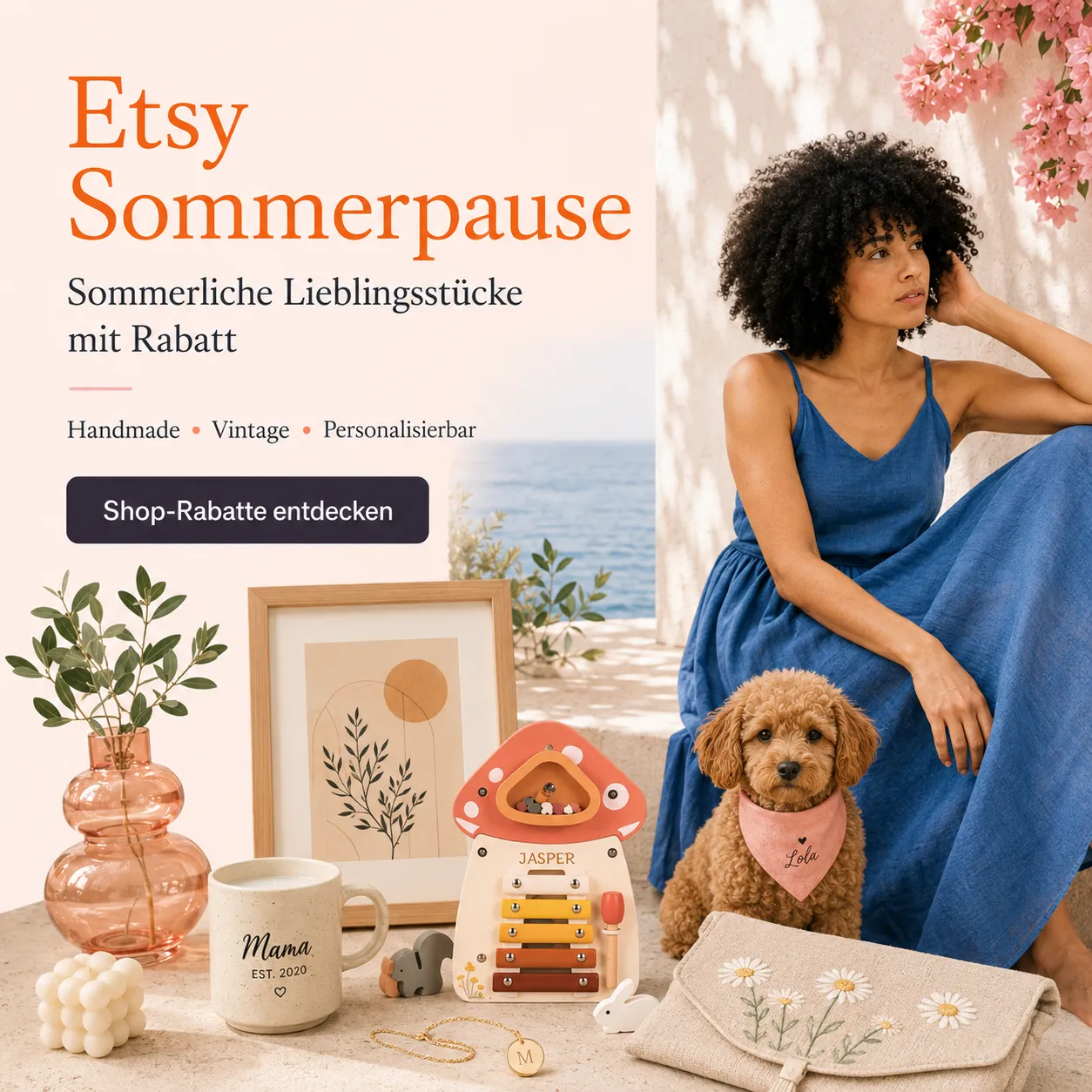 Etsy Shopping Sommerpause Sommermode Kleider Luxus Wenig Geld