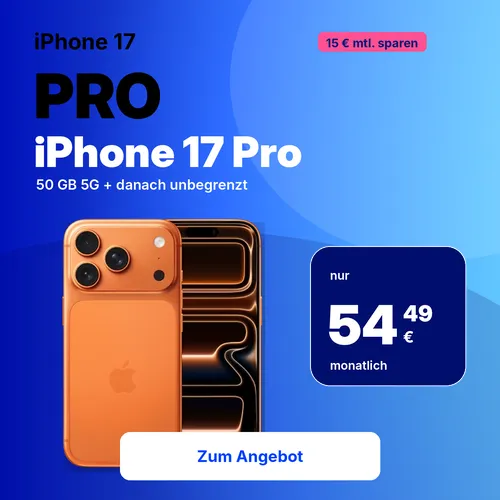 iPhone 17 Pro O 2 Vertrag Mit Neukundenrabatt