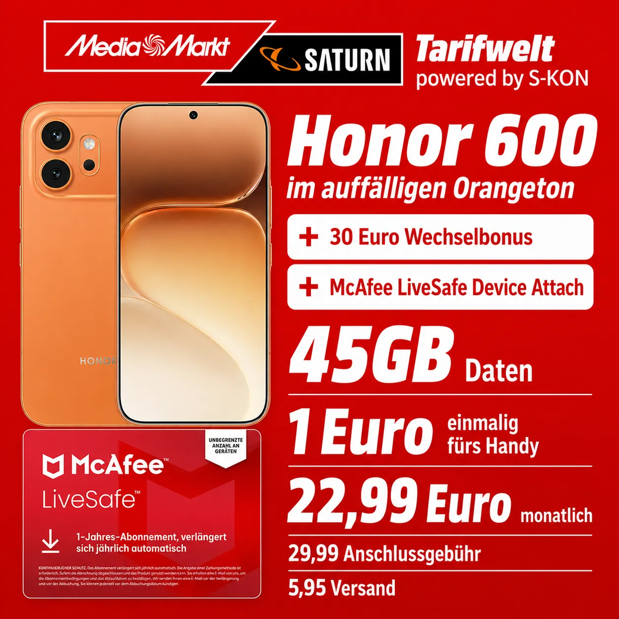 MediaMarkt Honor 600 30 Ezro Wechselbonus Deal