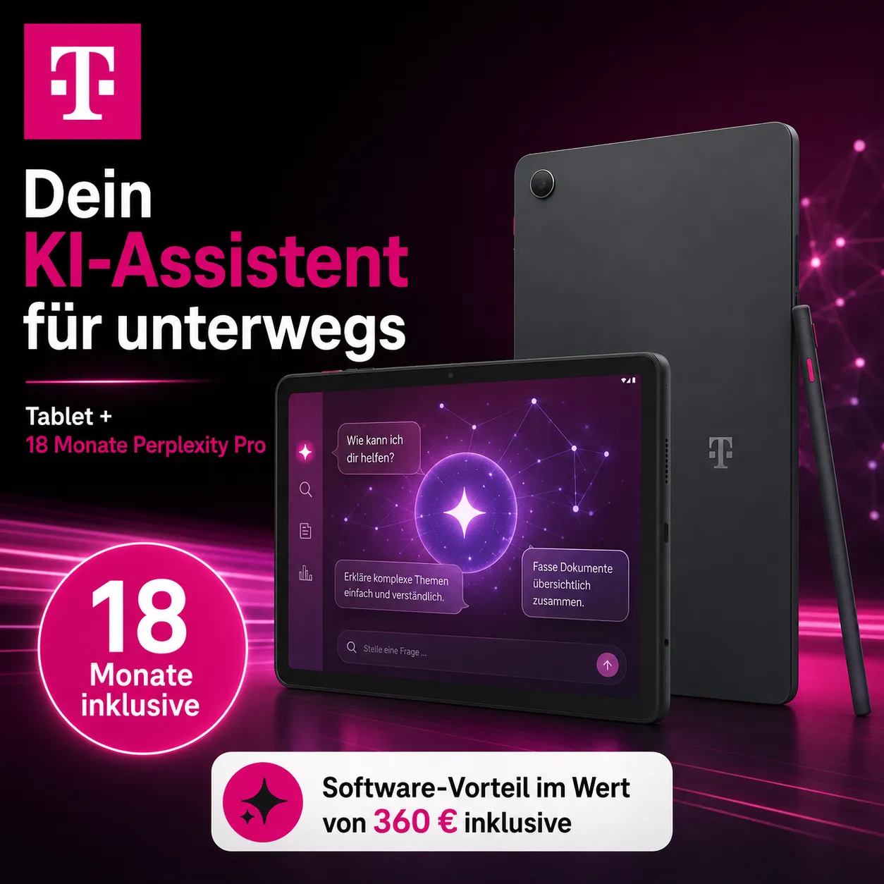 Telekom Tablet 2 Mi Ki Assistenten Gratis Jetzt Kaufen