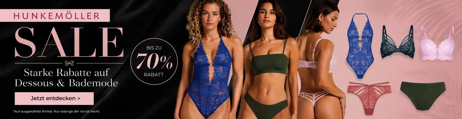 Hunkemöller Summer Sale mit bis zu 70 Prozent Rabatt
