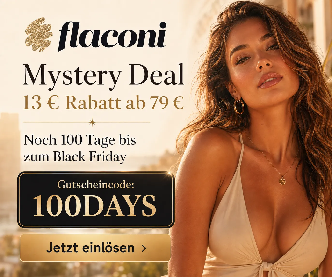 flaconi Gutscheincode 100DAYS 13 Euro Beauty Rabatt