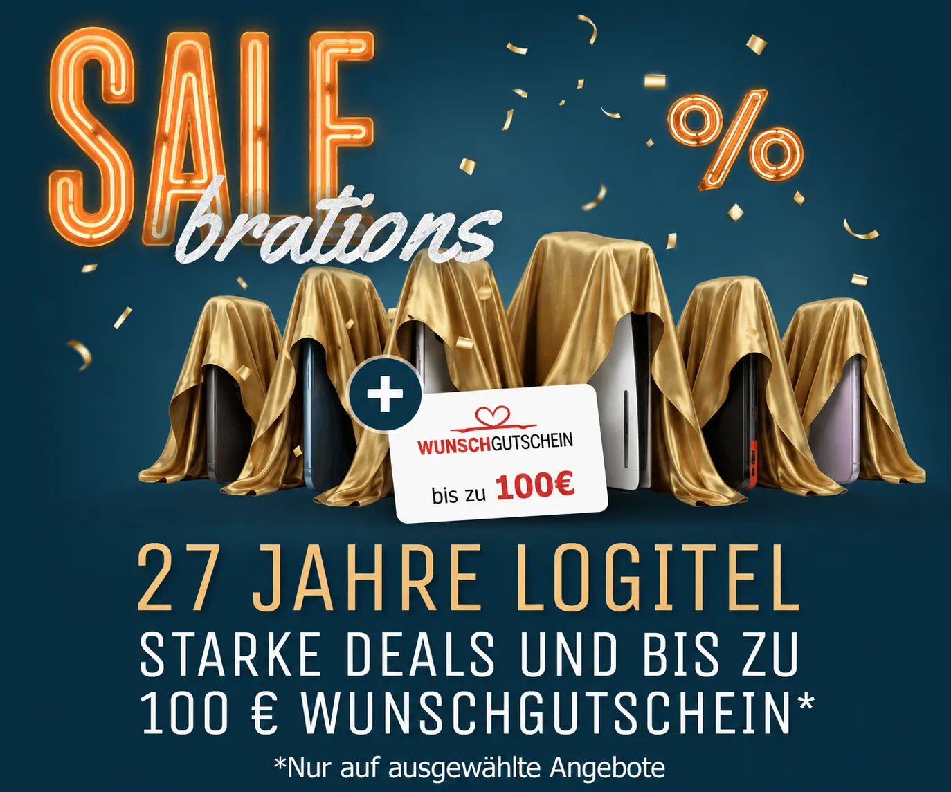 LogiTel feiert 27 Jahre mit Geburtstags-Deals und Gutscheinen