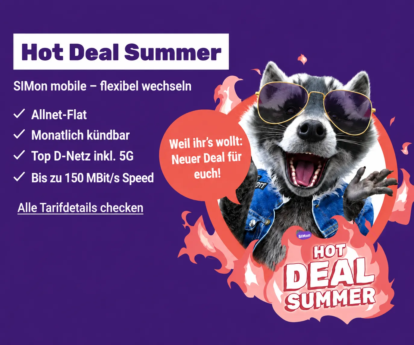 DEAL5 SIMon mobile Gutschein mit 5 GB monatlich extra