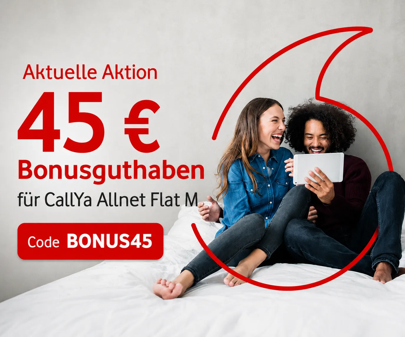 CallYa BONUS45 Gutschein mit 45 Euro Bonusguthaben