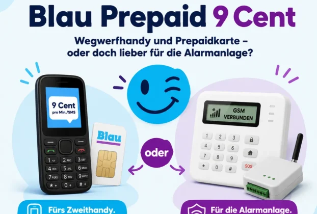 9 Cent Tarif Von Blau Prepaid Tarif Zweithandy Wegwerfhandy Tarif