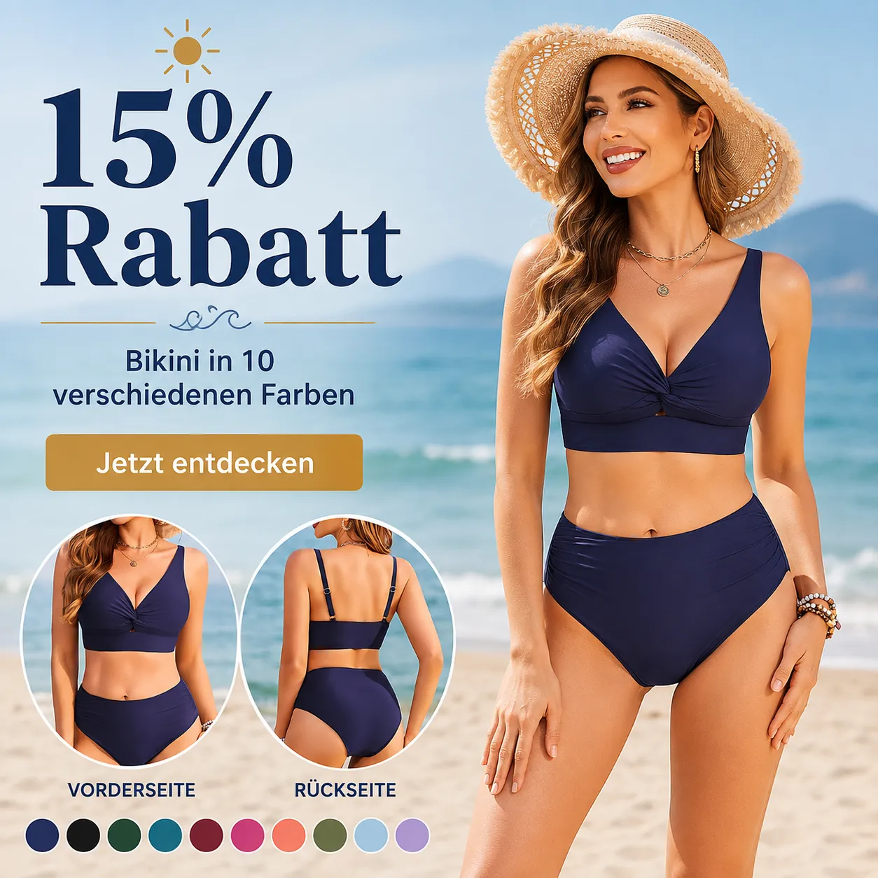 Bikini In 10 Farben Und Verschiedenen Groessen 15 Prozent Rabatt
