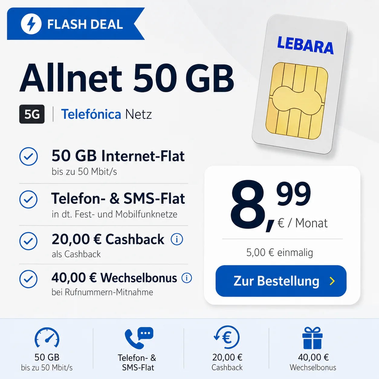 Lebara Flash Sale Inkl Cashback