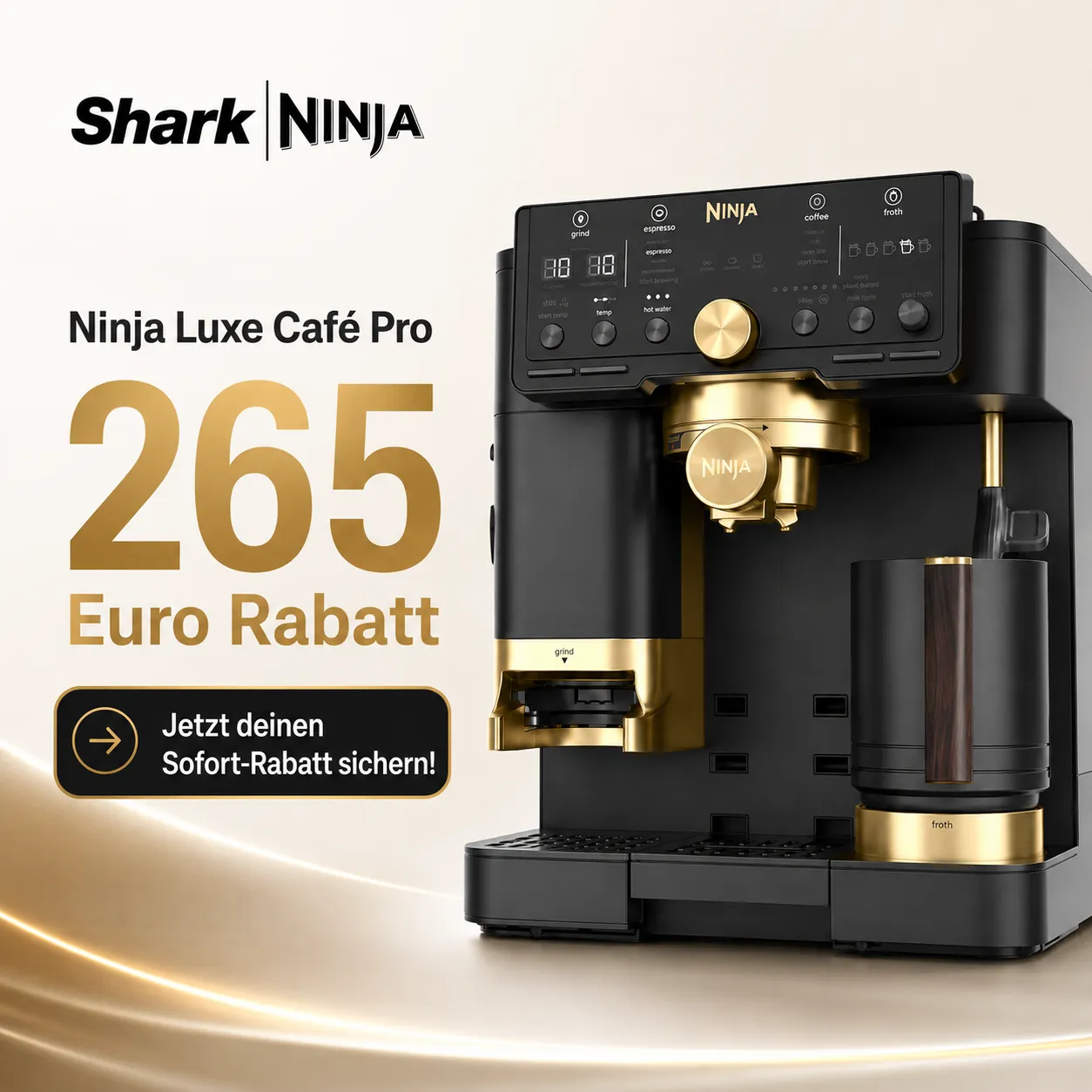 Ninja Luxe Cafe Pro Beckham Edition 265 Euro Sparen Jetzt Kaufen