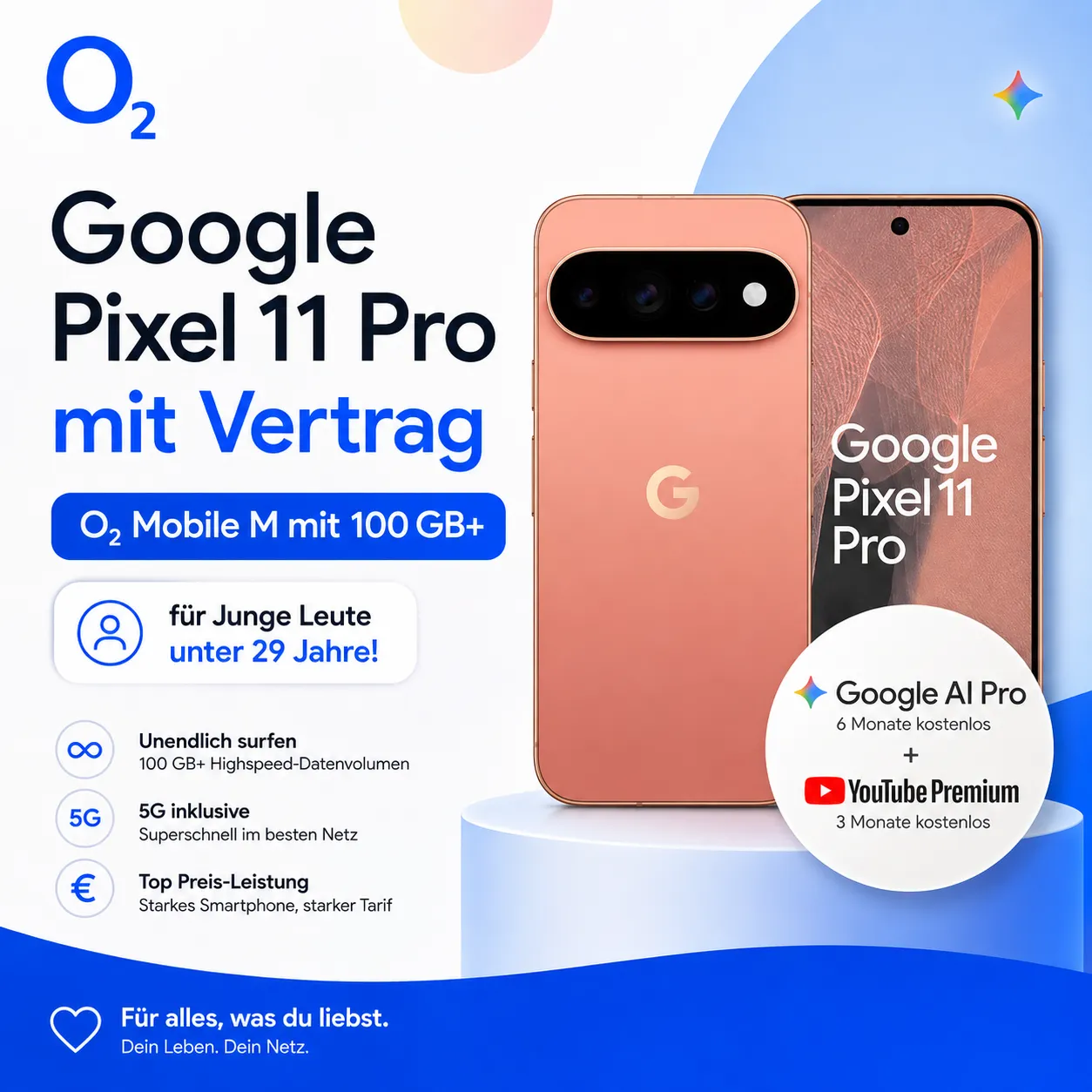 o2 Google Pixel 11 Pro Mit Vertrag Junge Leute Rabatt