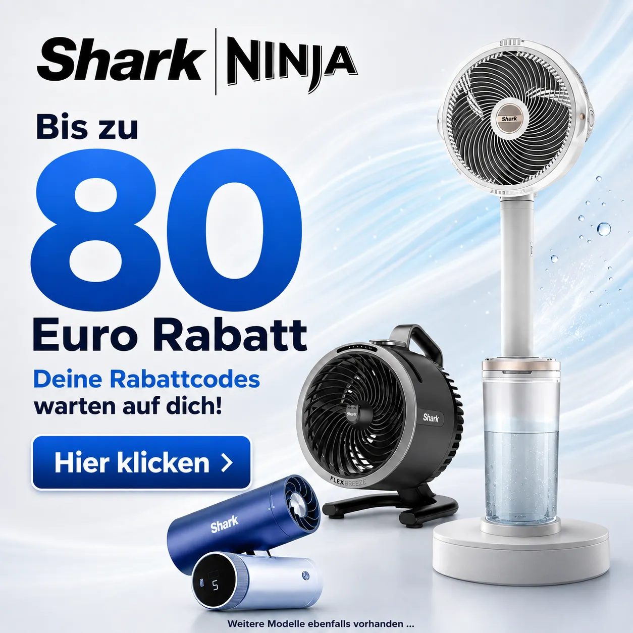 Shark Ninja Ventilatoren Rabattcodes Bis Zu 80 Euro Rabatt Sichern