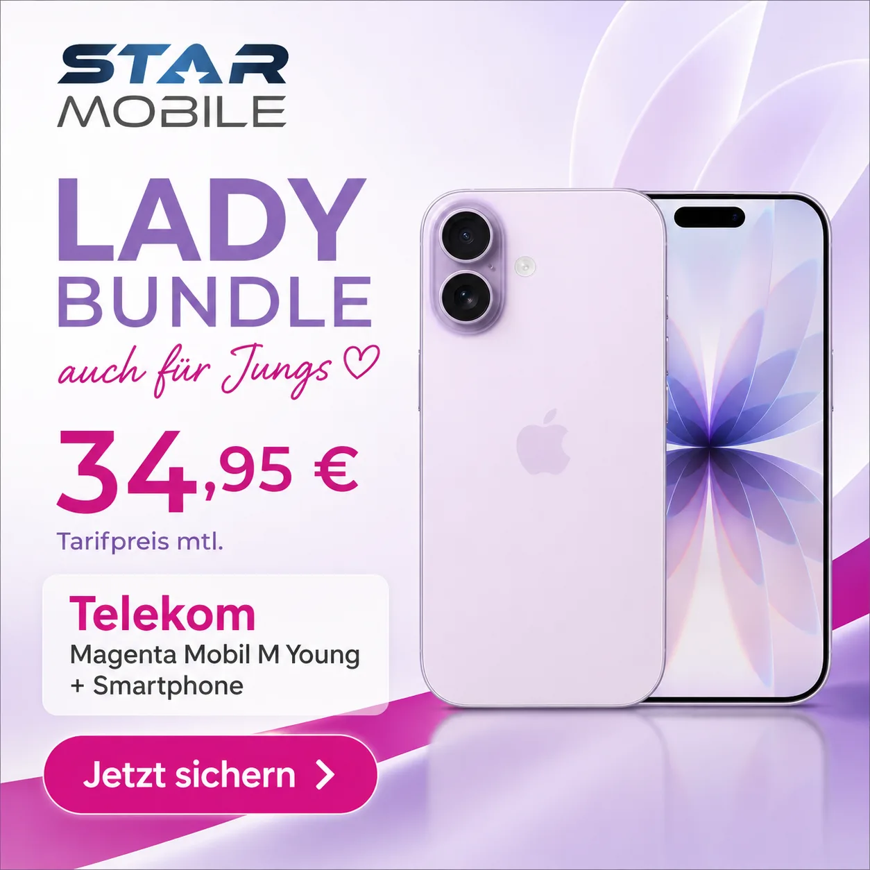 Telekom Ladybundle Deal Preise Garantiert Starmobile Vergleichsratgeber